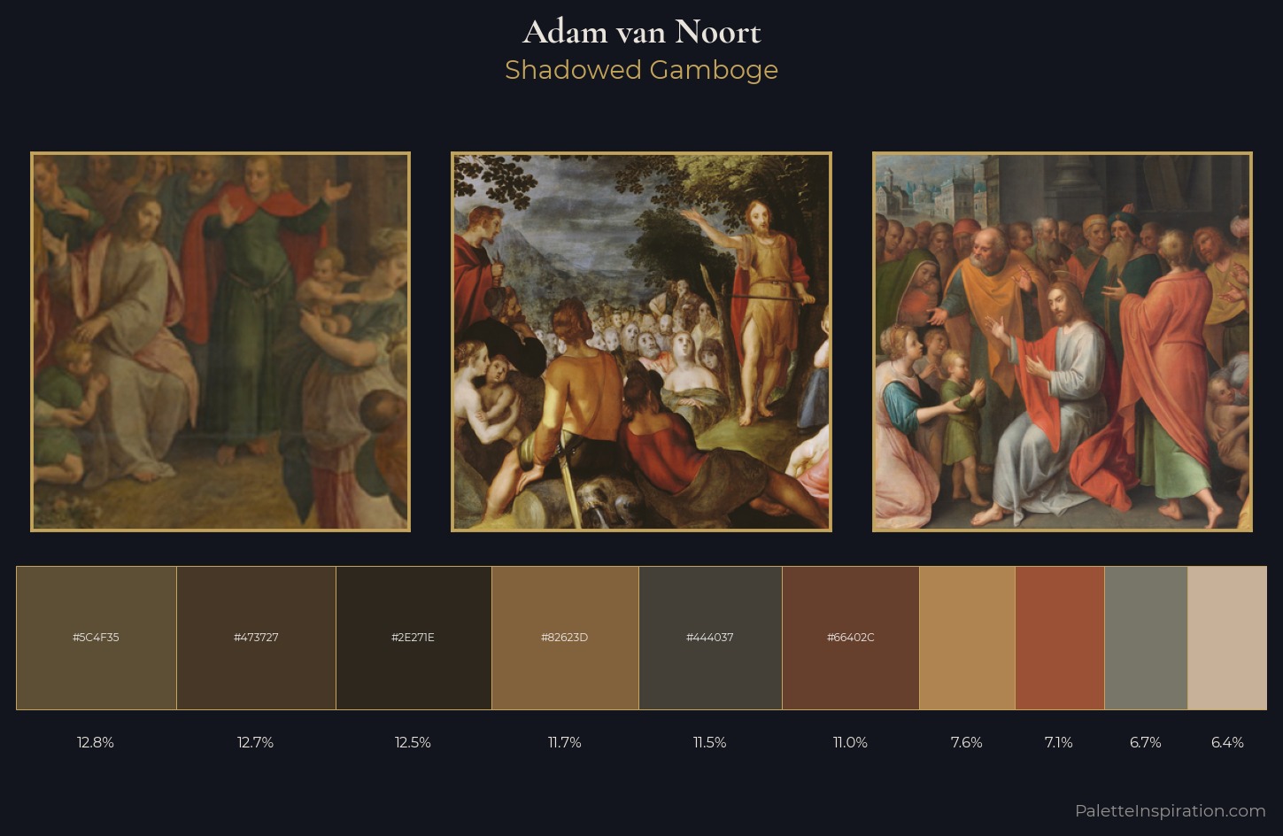Adam van Noort Palette 2 — Shadowed Gamboge