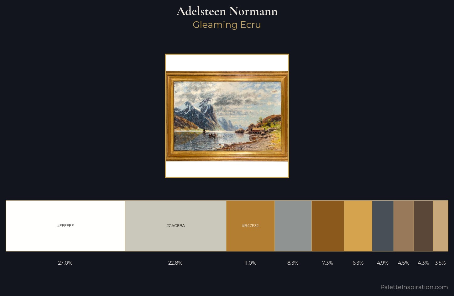 Adelsteen Normann Palette 1 — Gleaming Ecru