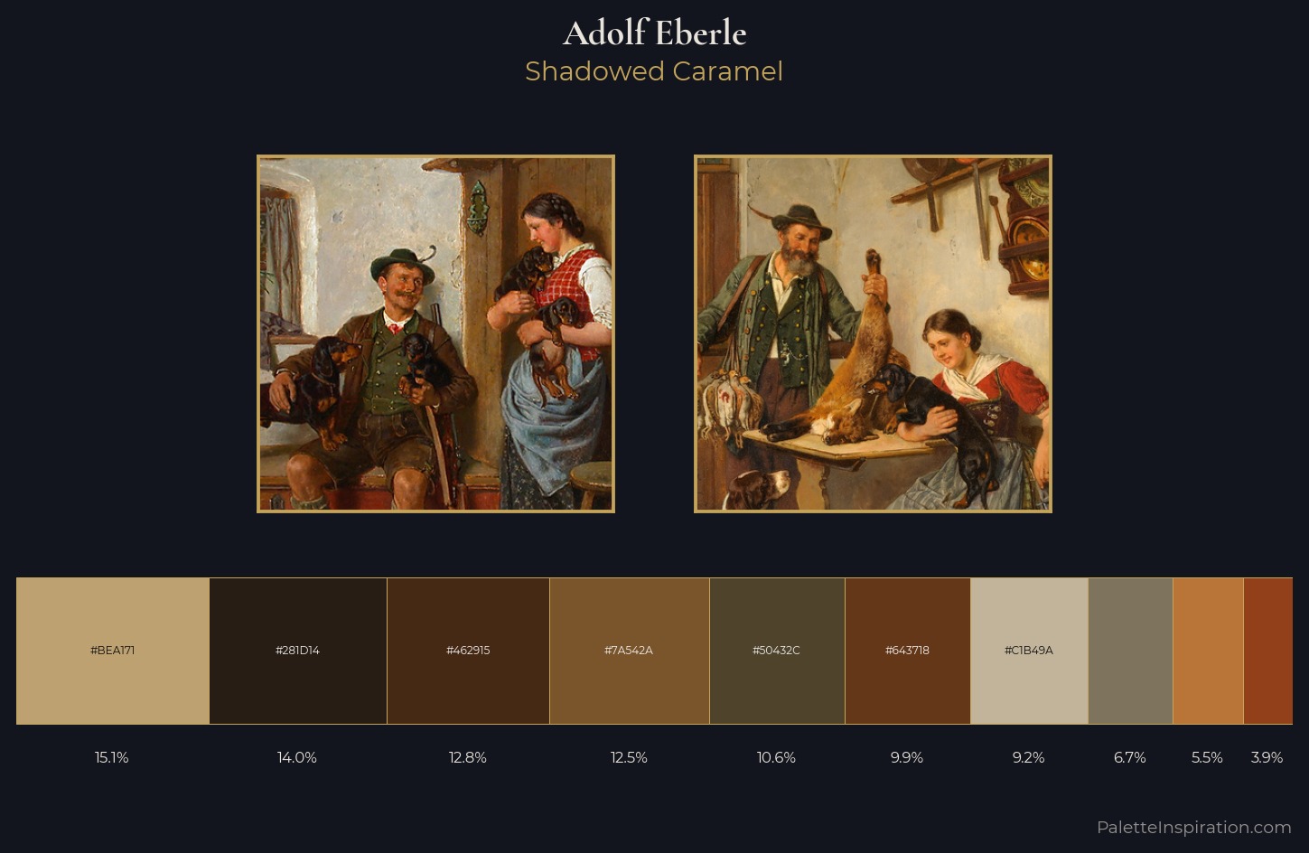Adolf Eberle Palette 2 — Shadowed Caramel