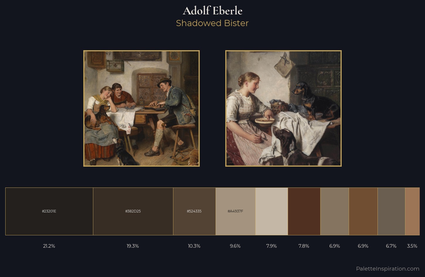 Adolf Eberle Palette 3 — Shadowed Bister