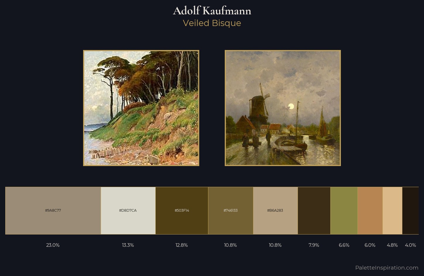 Adolf Kaufmann Palette 1 — Veiled Bisque