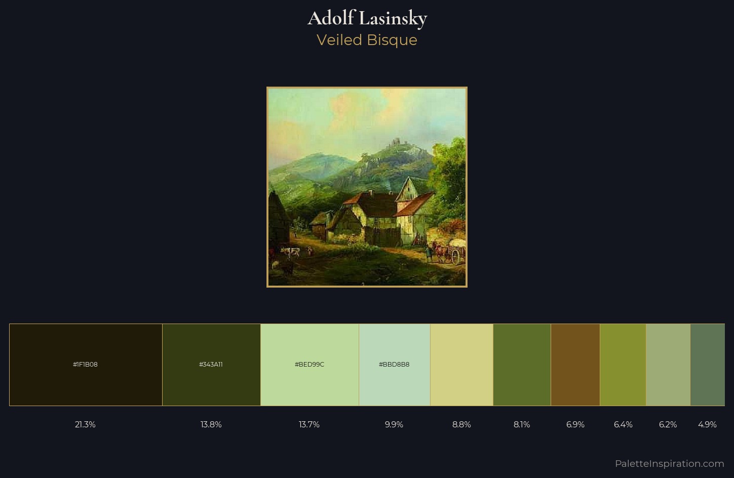 Adolf Lasinsky Palette 1 — Veiled Bisque