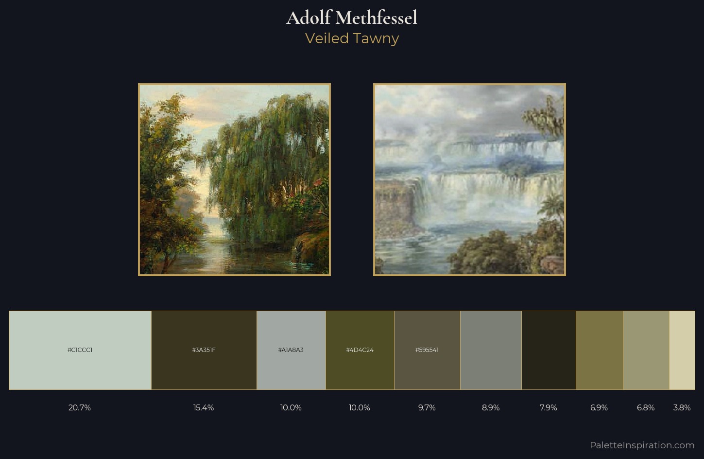 Adolf Methfessel Palette 3 — Veiled Tawny
