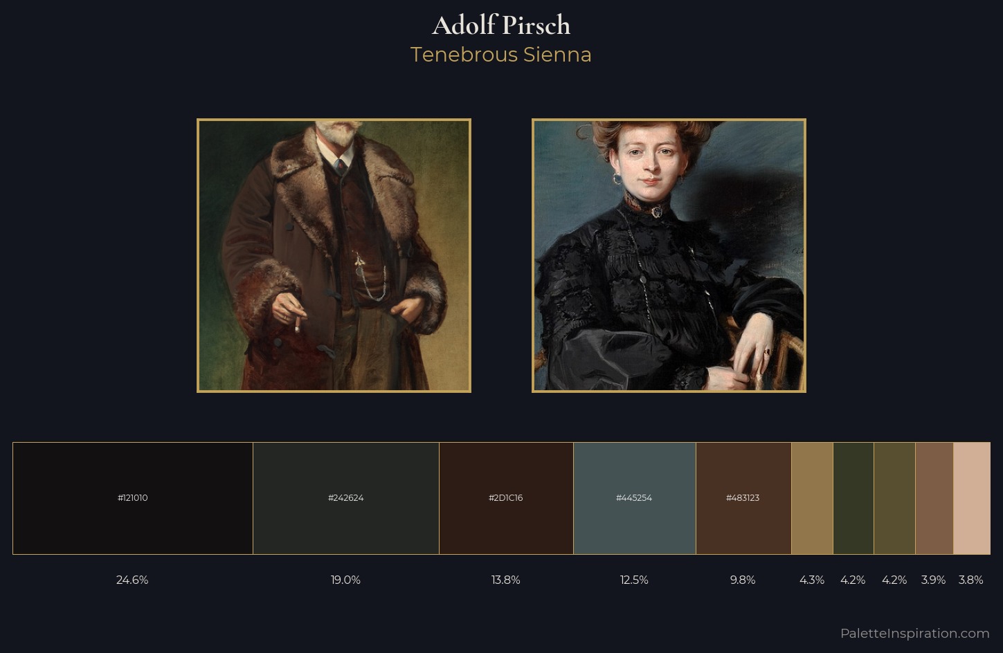 Adolf Pirsch Palette 2 — Tenebrous Sienna