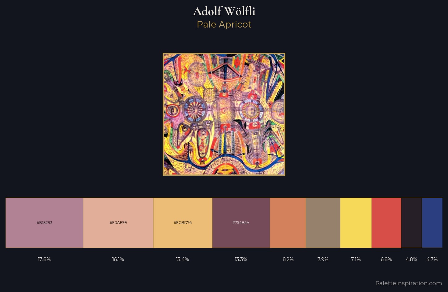 Adolf Wölfli Palette 3 — Pale Apricot