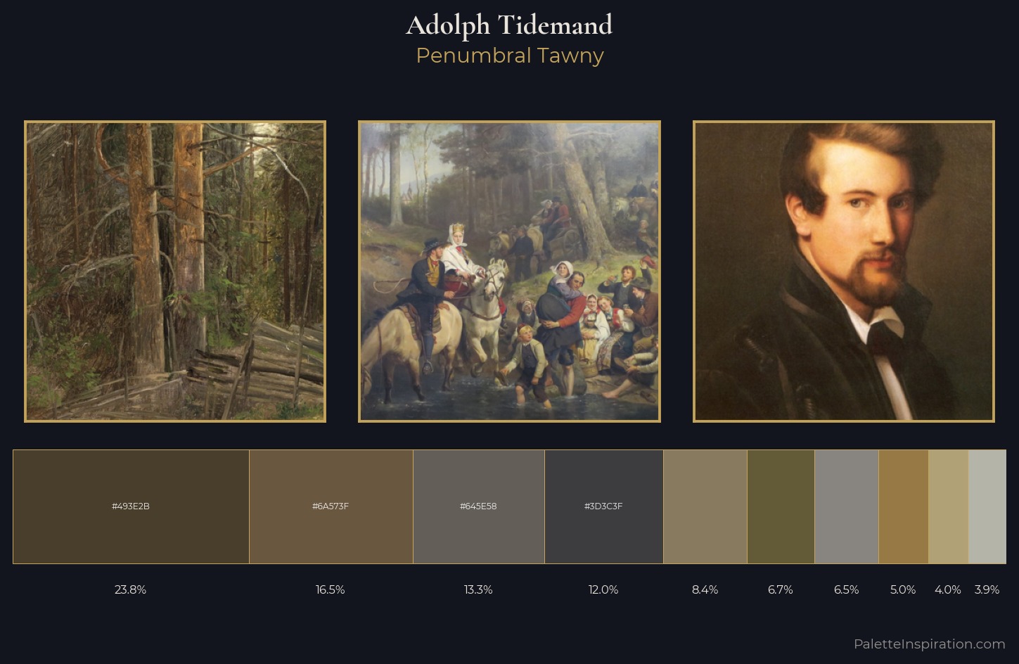Adolph Tidemand Palette 3 — Penumbral Tawny