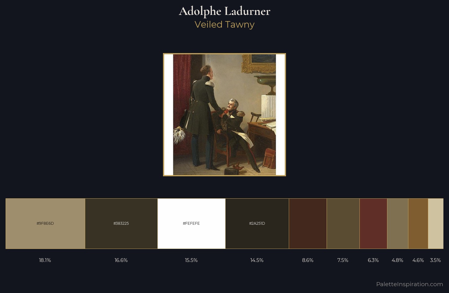 Adolphe Ladurner Palette 1 — Veiled Tawny