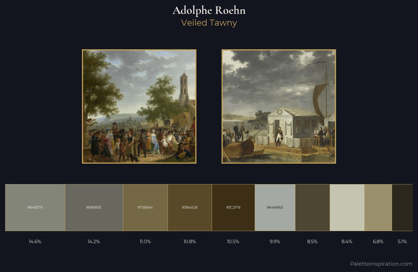 Adolphe Roehn Palette 2 — Veiled Tawny