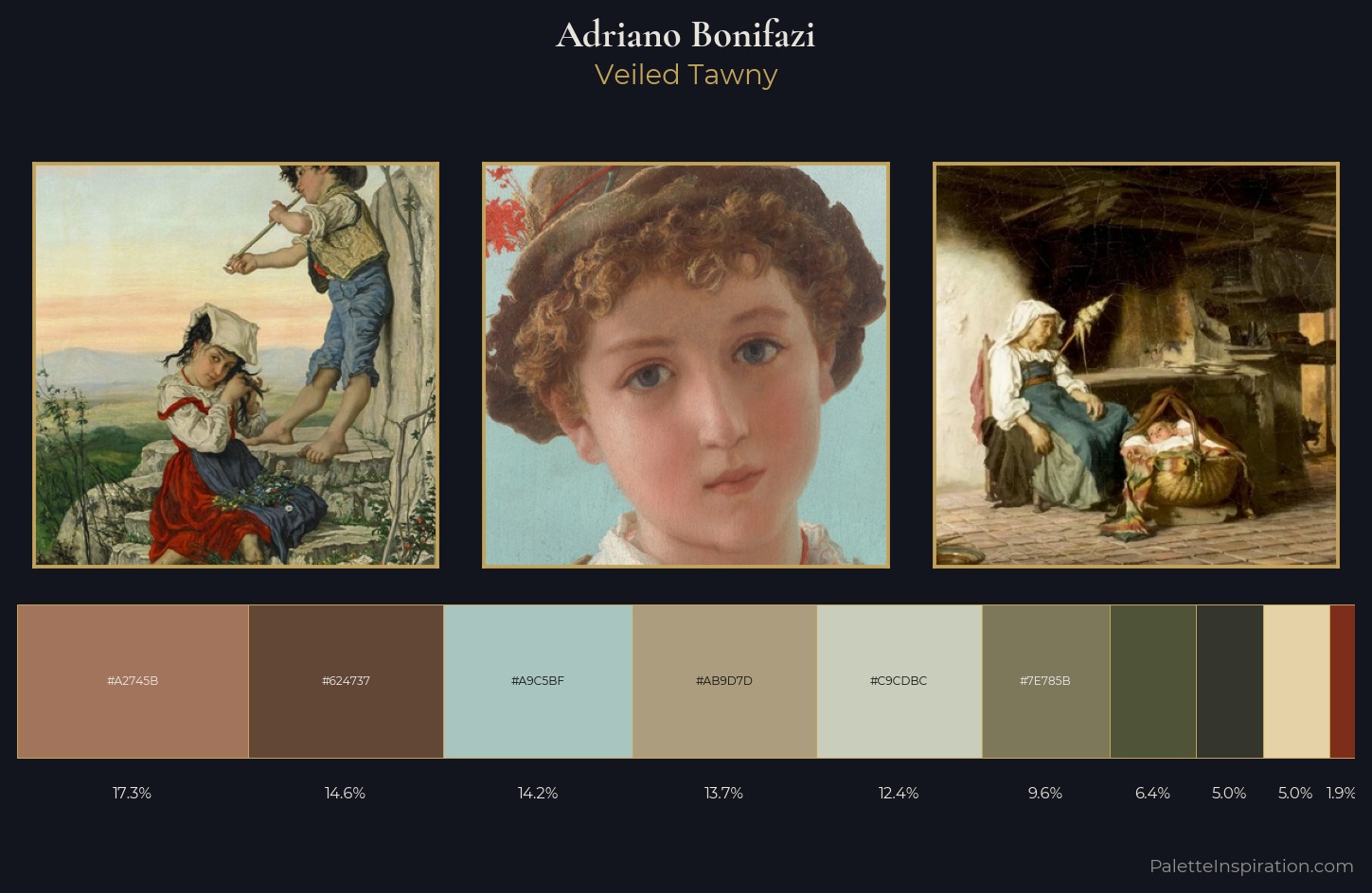 Adriano Bonifazi Palette 3 — Veiled Tawny