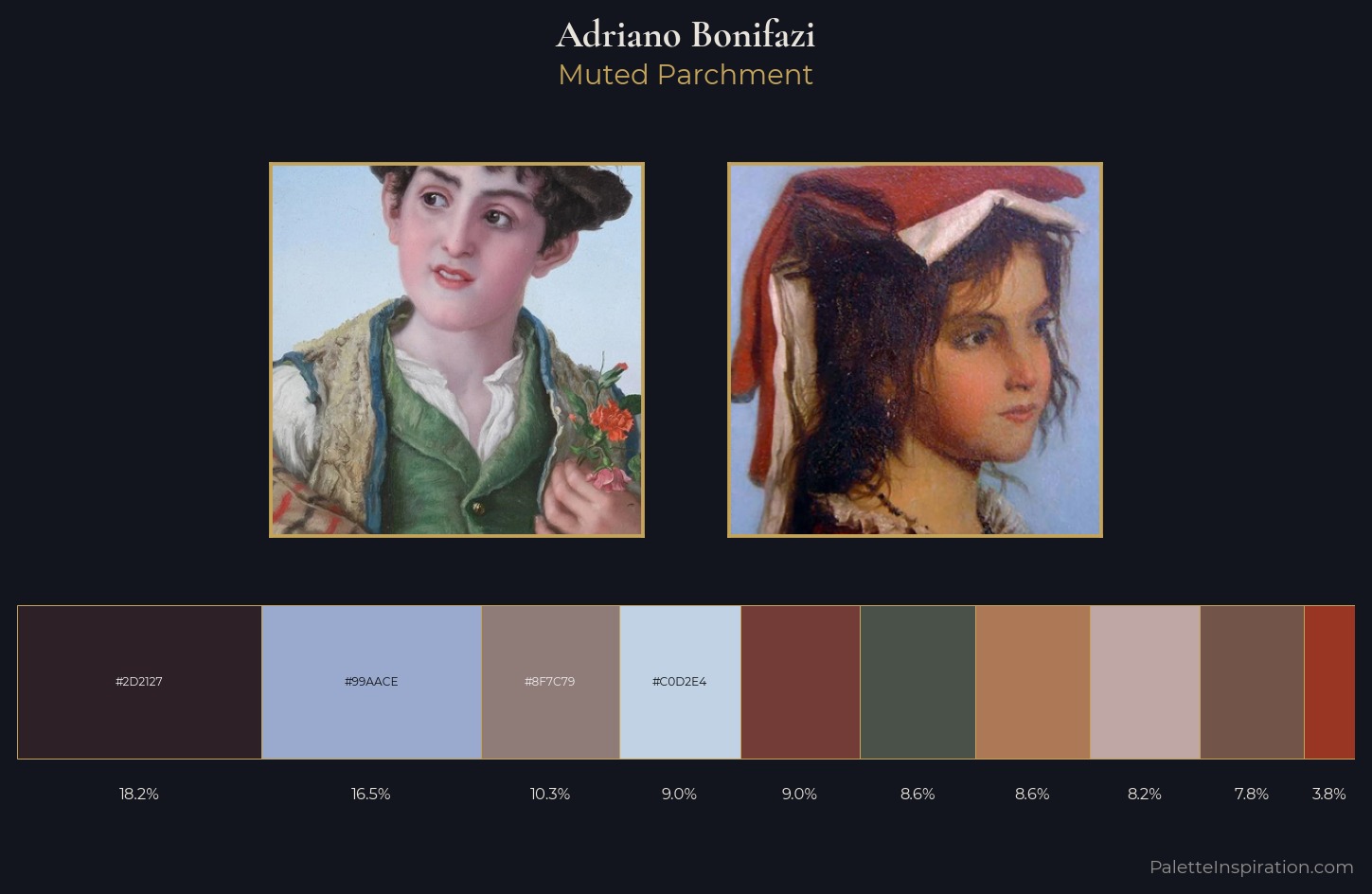 Adriano Bonifazi Palette 4 — Muted Parchment