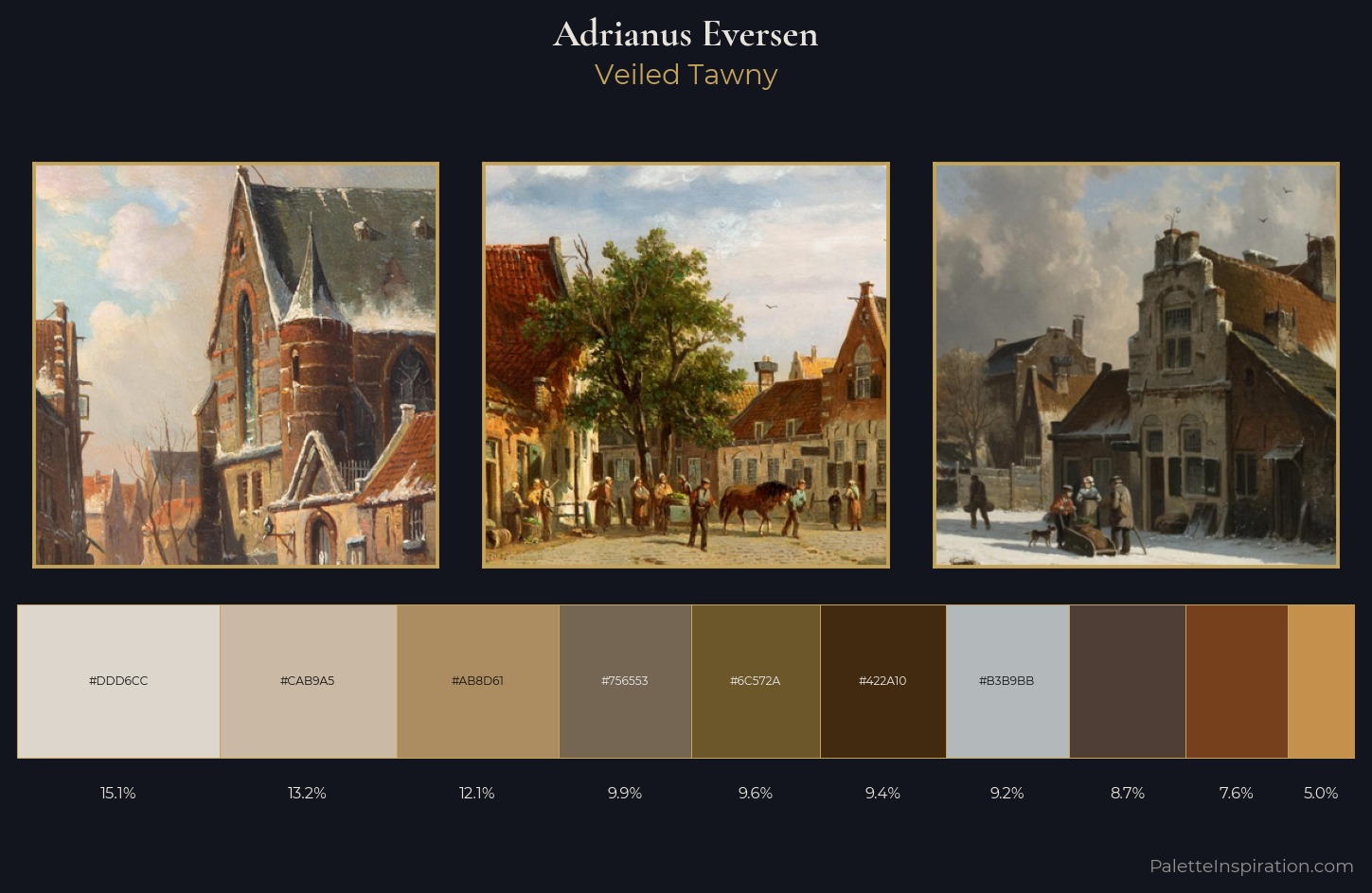 Adrianus Eversen Palette 2 — Veiled Tawny