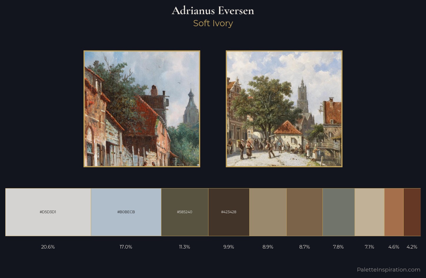 Adrianus Eversen Palette 3 — Soft Ivory