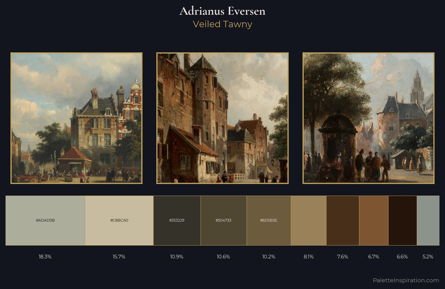 Adrianus Eversen Palette 4 — Veiled Tawny