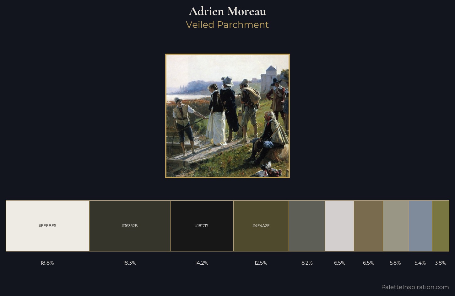Adrien Moreau Palette 2 — Veiled Parchment