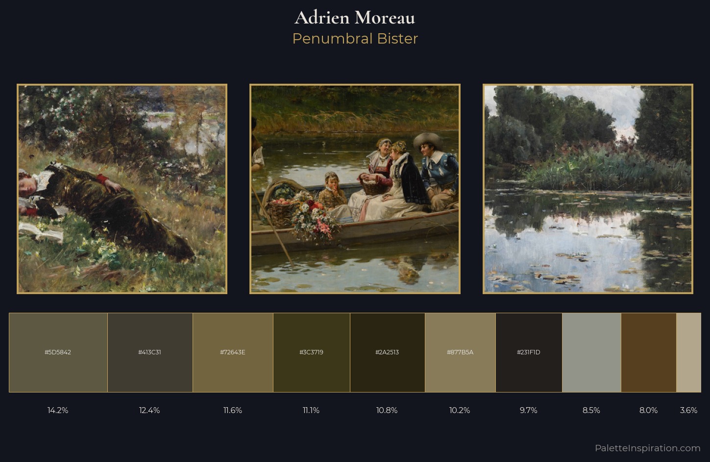 Adrien Moreau Palette 6 — Penumbral Bister