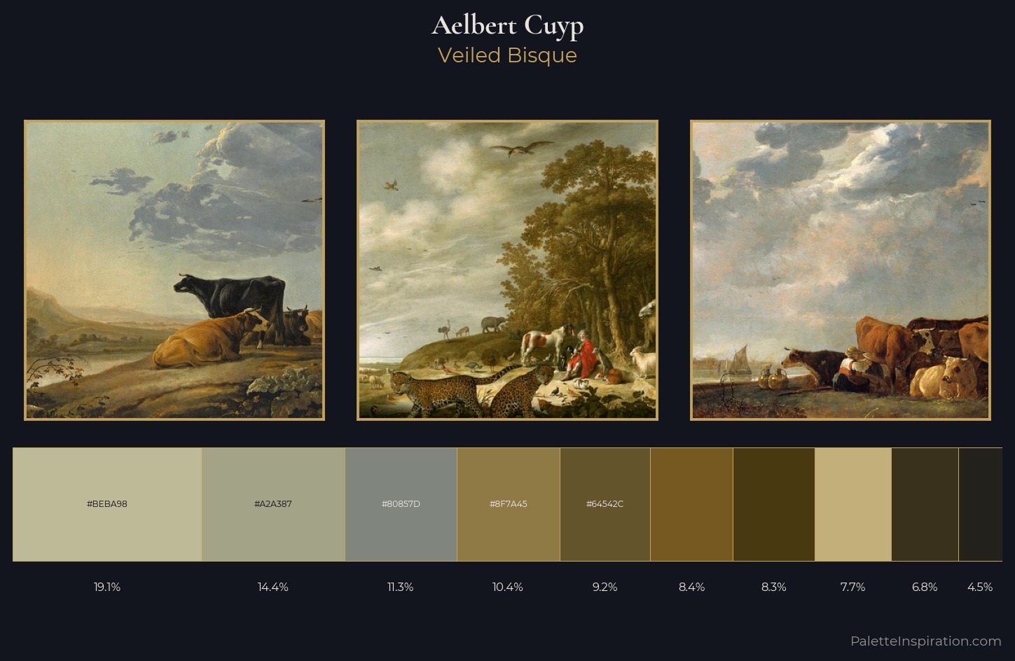 Aelbert Cuyp Palette 7 — Veiled Bisque