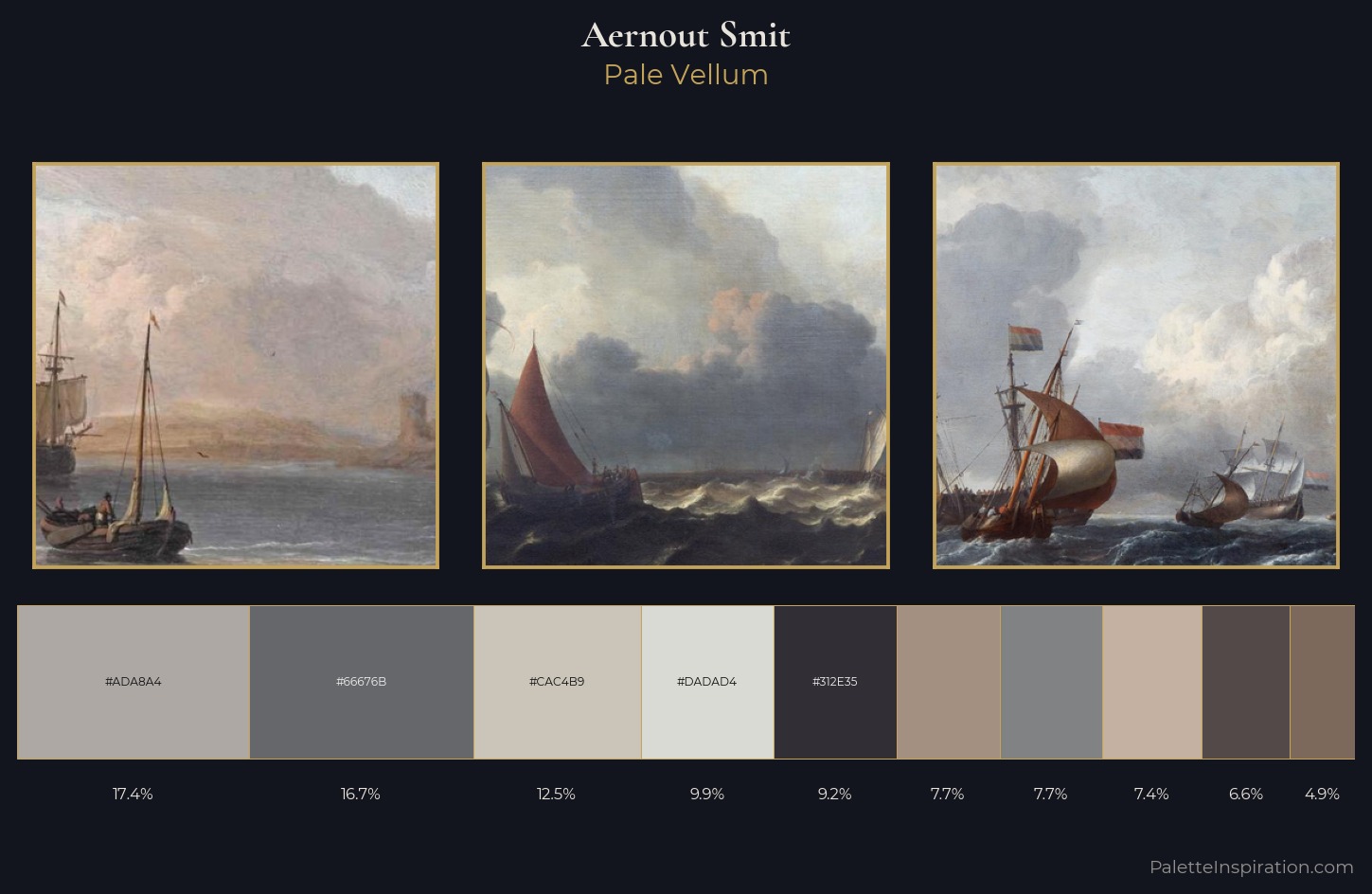 Aernout Smit Palette 1 — Pale Vellum