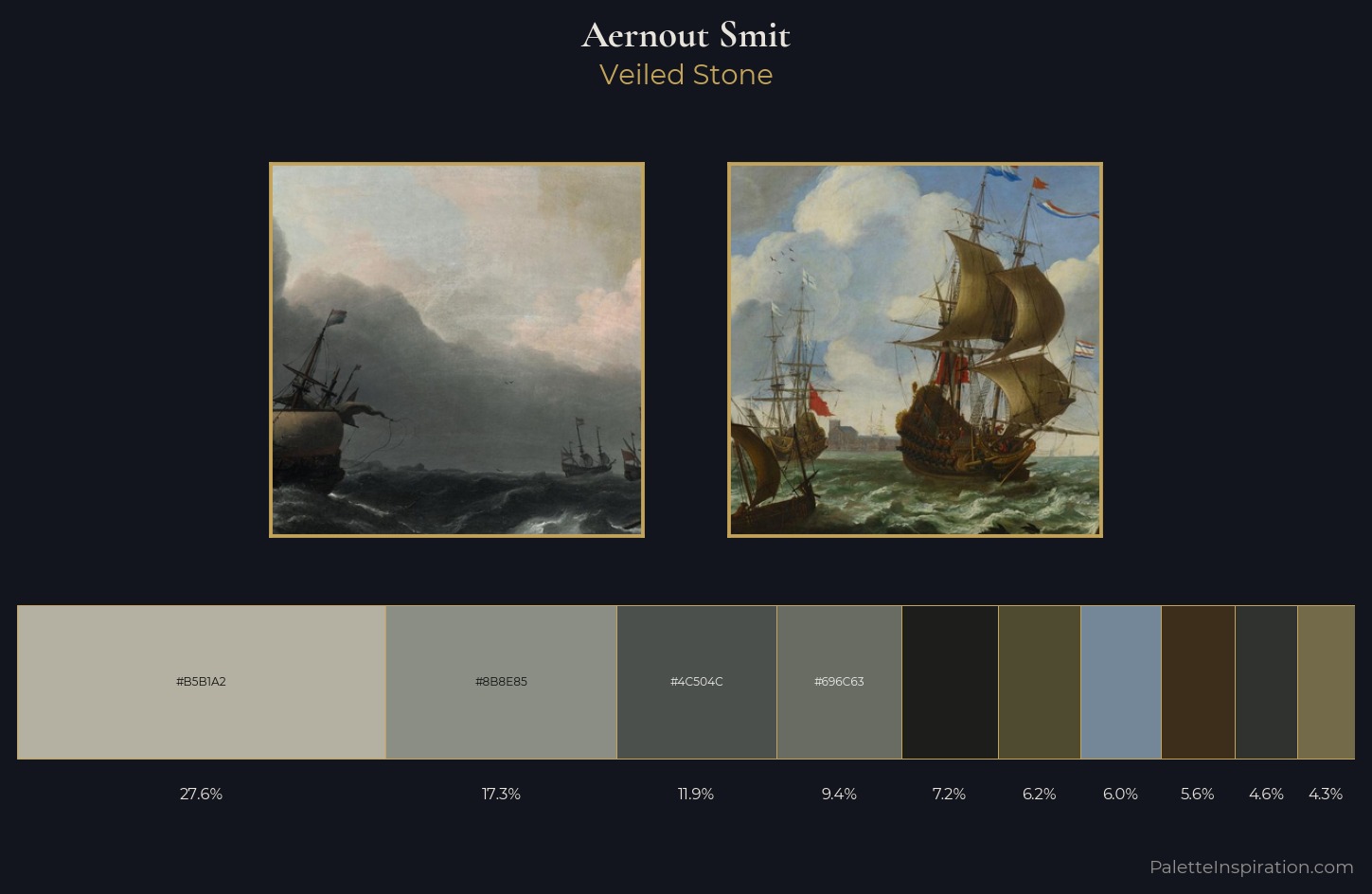 Aernout Smit Palette 3 — Veiled Stone