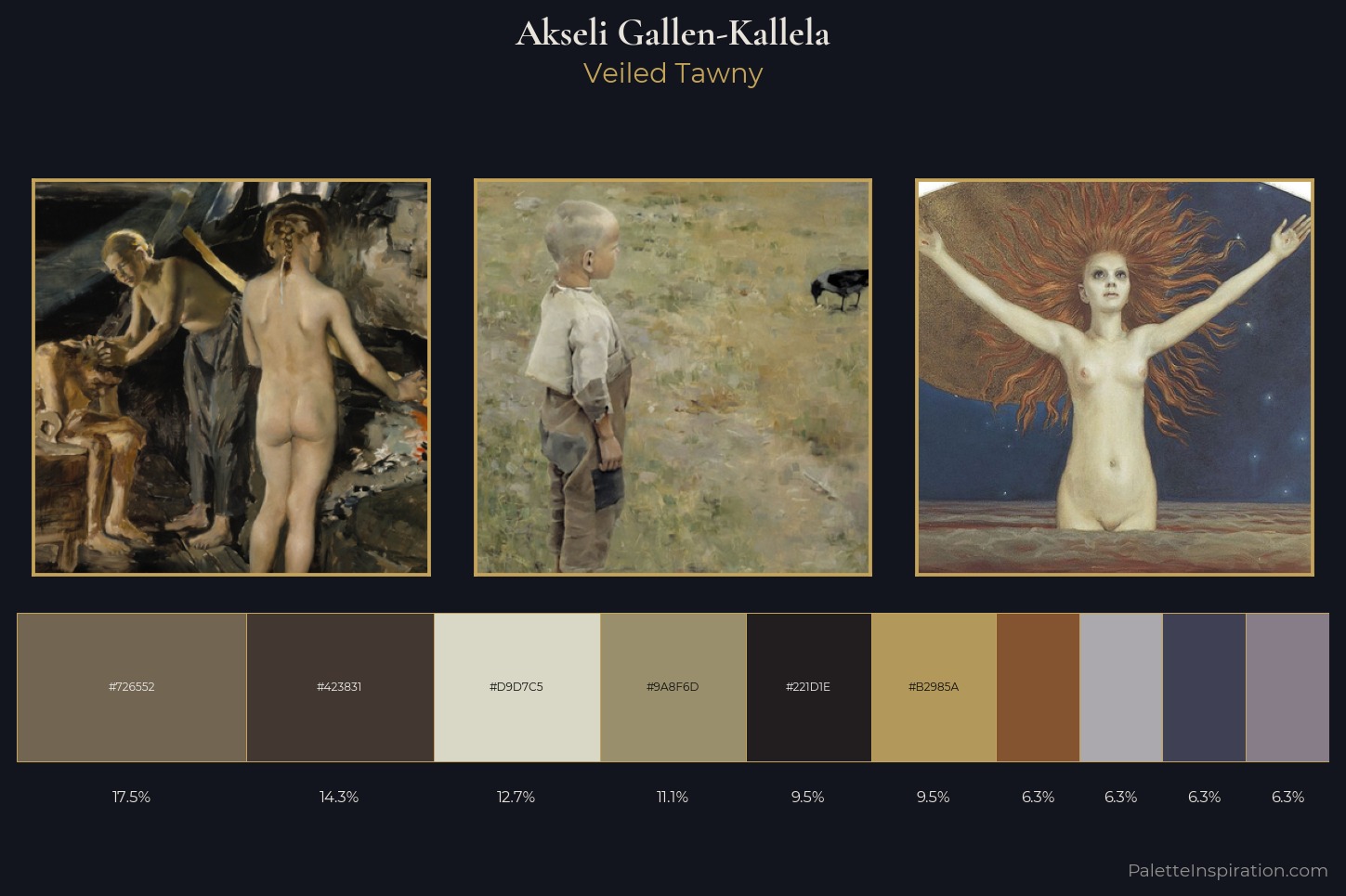 Akseli Gallen-Kallela Master Palette