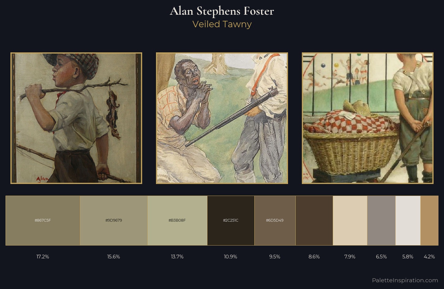 Alan Stephens Foster Palette 1 — Veiled Tawny