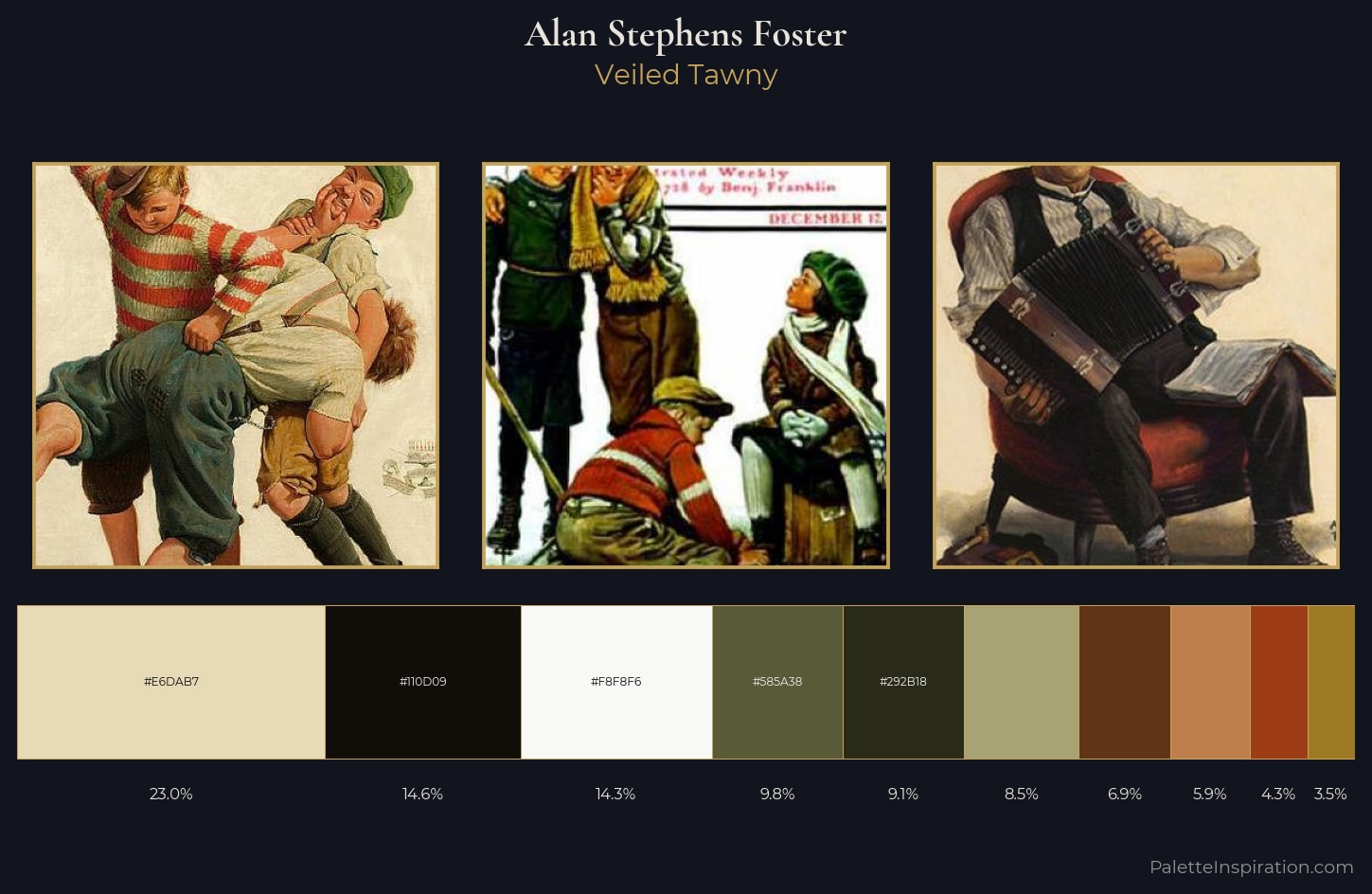 Alan Stephens Foster Palette 5 — Veiled Tawny
