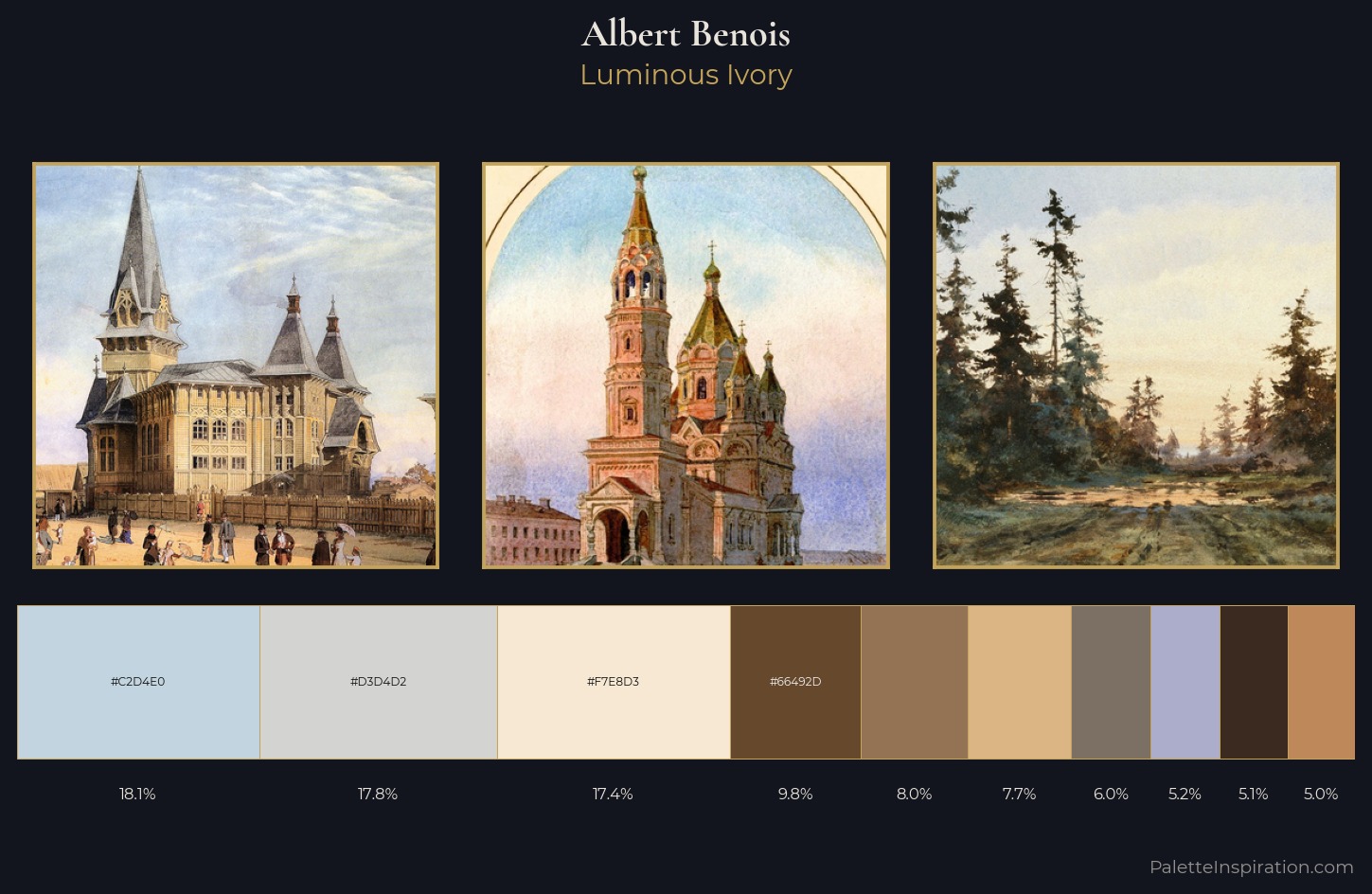 Albert Benois Palette 2 — Luminous Ivory