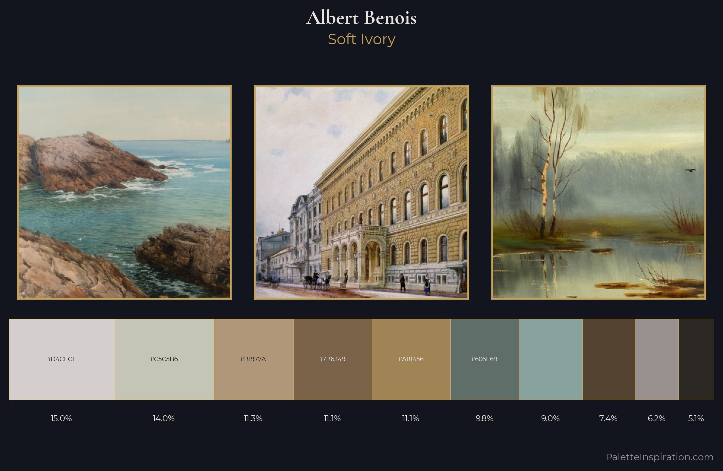 Albert Benois Palette 4 — Soft Ivory