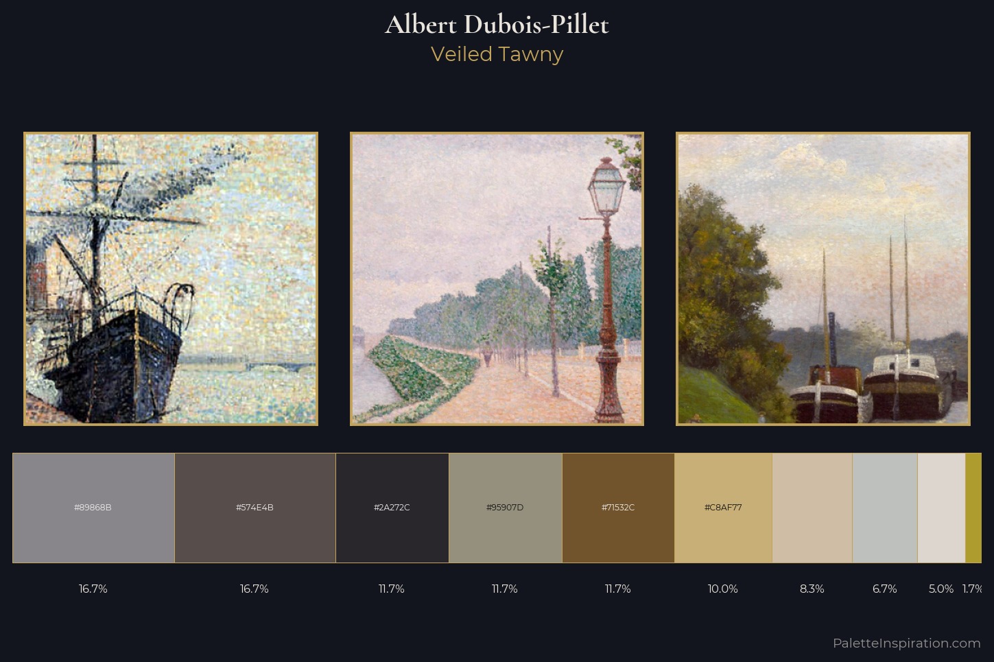 Albert Dubois-Pillet Master Palette