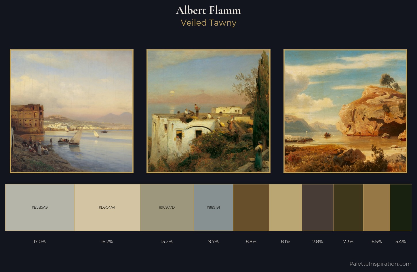 Albert Flamm Palette 5 — Veiled Tawny