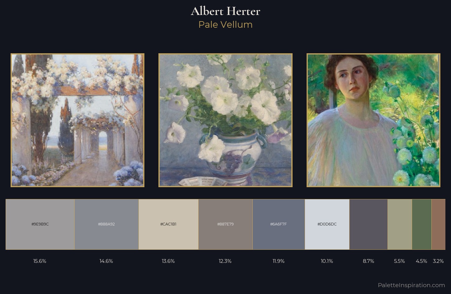 Albert Herter Palette 1 — Pale Vellum