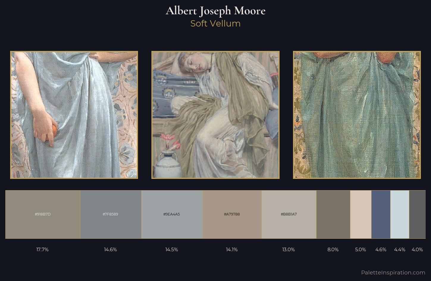 Albert Joseph Moore Palette 2 — Soft Vellum