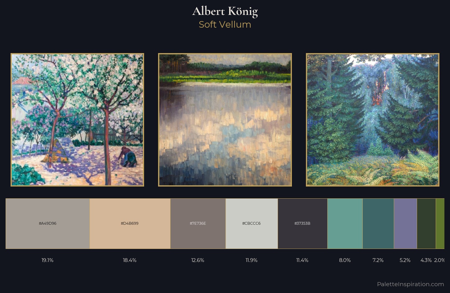 Albert König Palette 1 — Soft Vellum