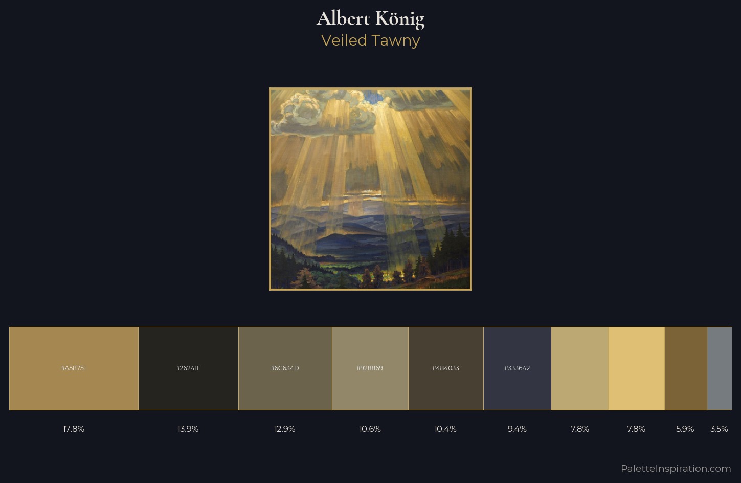 Albert König Palette 3 — Veiled Tawny