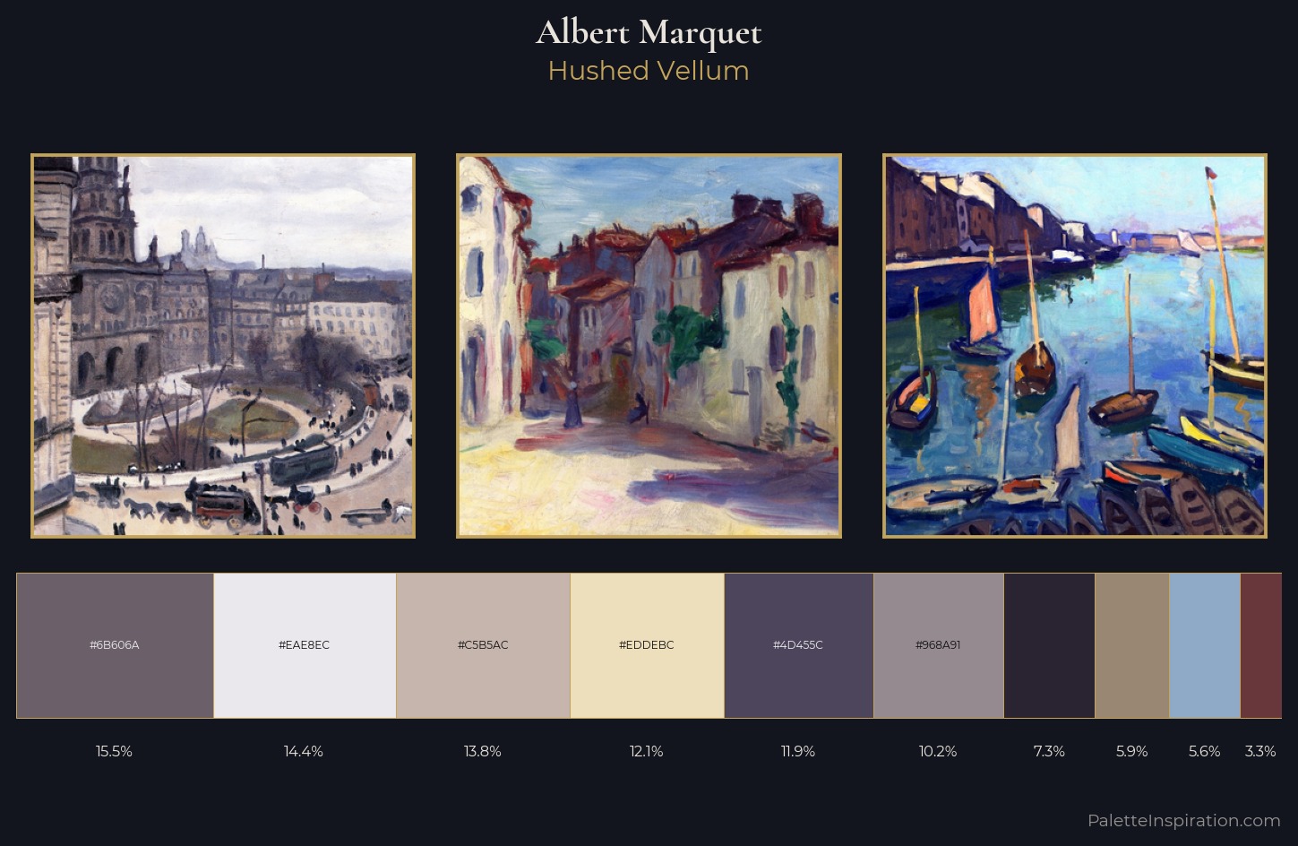 Albert Marquet Palette 2 — Hushed Vellum