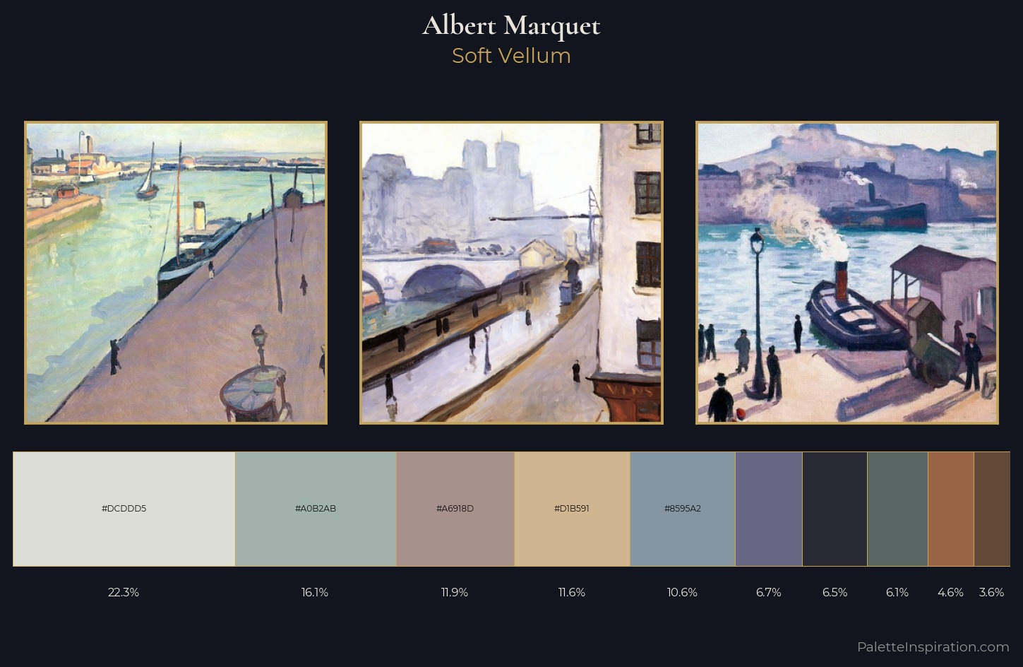 Albert Marquet Palette 3 — Soft Vellum