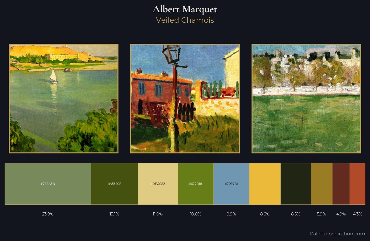 Albert Marquet Palette 6 — Veiled Chamois