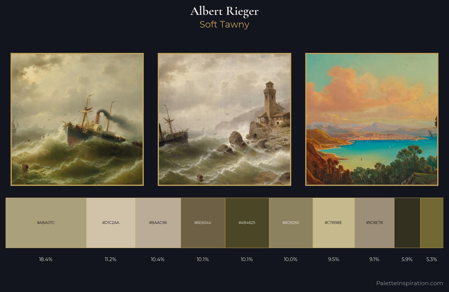 Albert Rieger Palette 2 — Soft Tawny