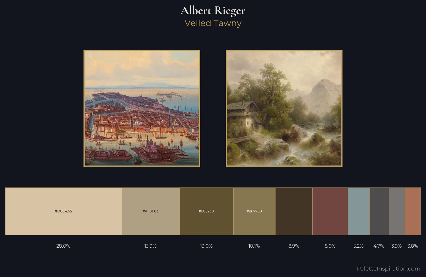 Albert Rieger Palette 5 — Veiled Tawny