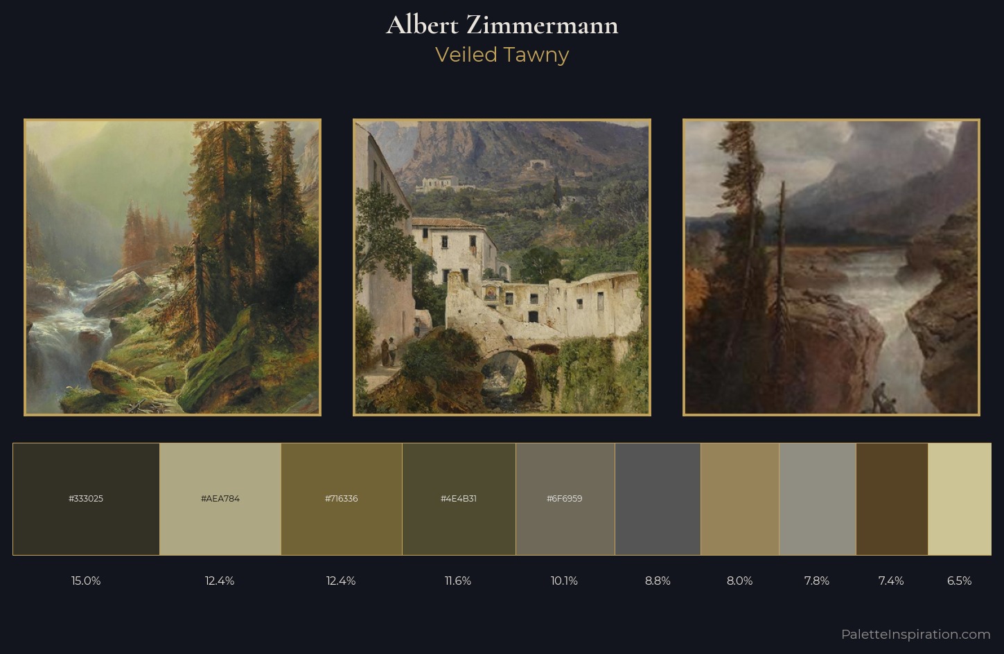 Albert Zimmermann Palette 6 — Veiled Tawny