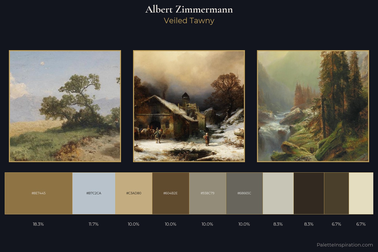 Albert Zimmermann Master Palette — Veiled Tawny