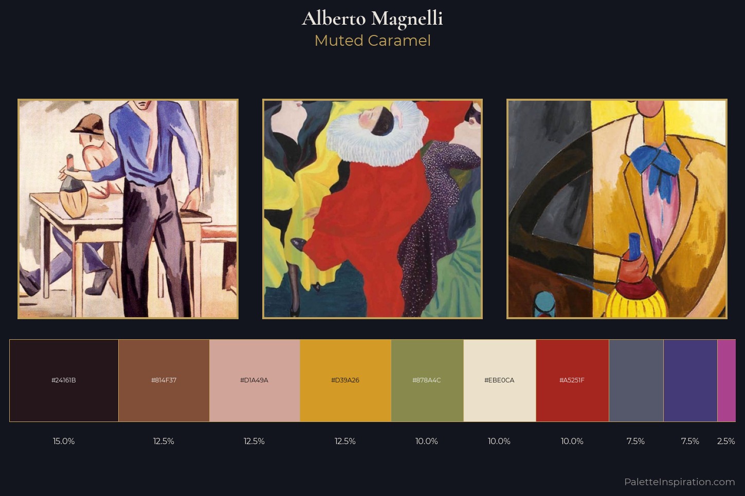 Alberto Magnelli Master Palette — Muted Caramel