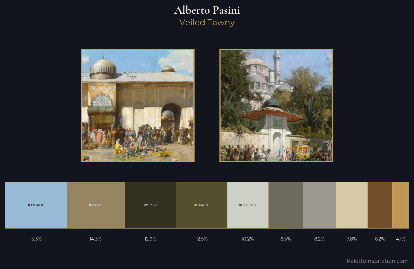 Alberto Pasini Palette 1 — Veiled Tawny