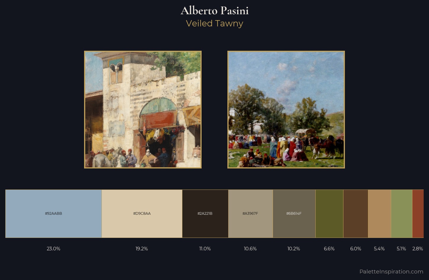 Alberto Pasini Palette 2 — Veiled Tawny