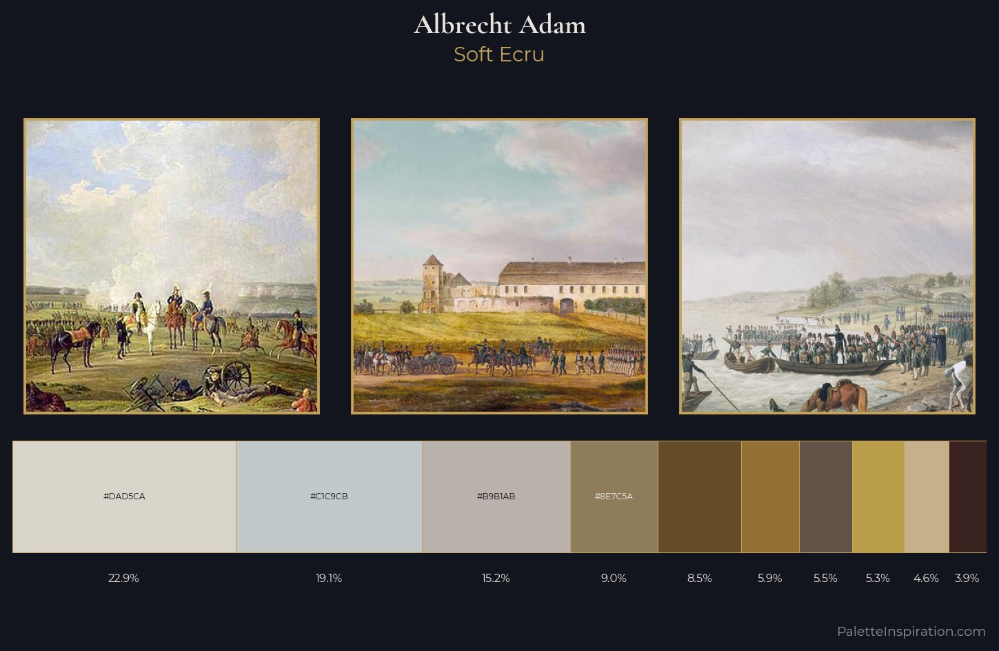 Albrecht Adam Palette 1 — Soft Ecru