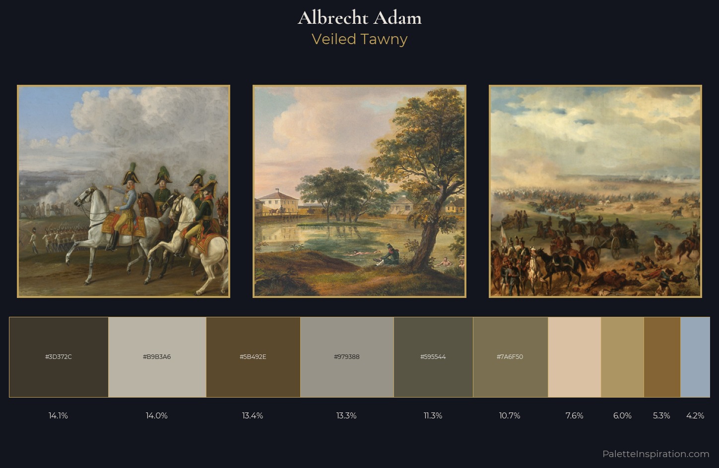 Albrecht Adam Palette 5 — Veiled Tawny