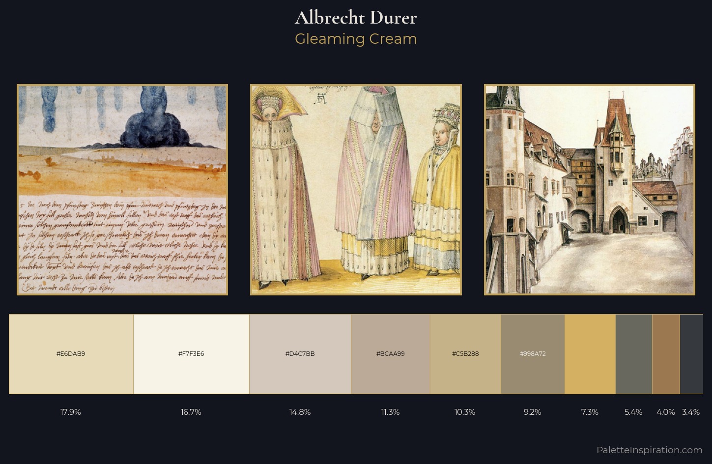 Albrecht Durer Palette 1 — Gleaming Cream