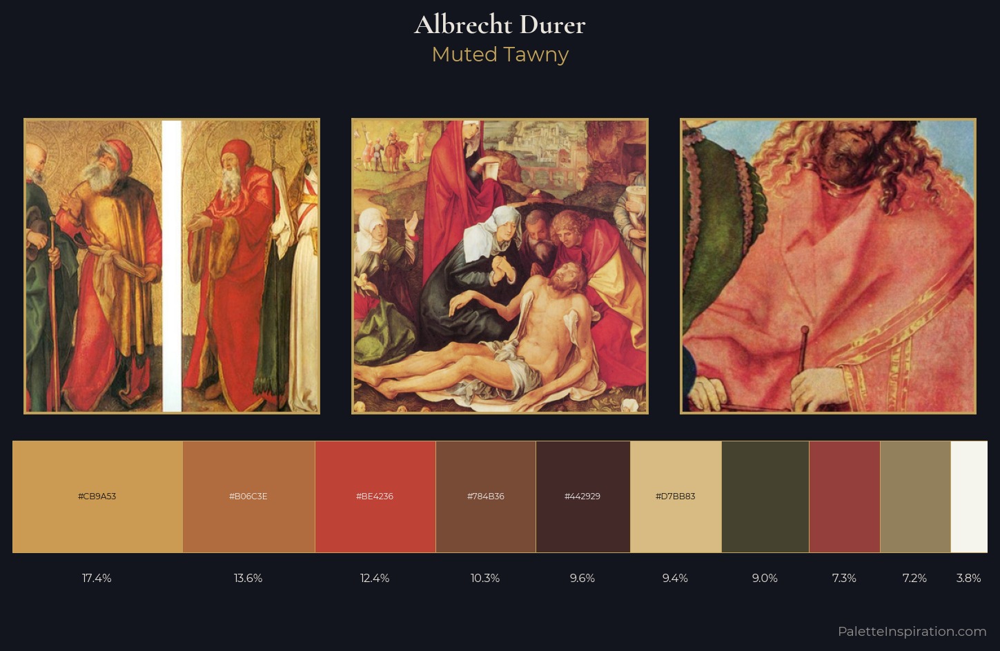 Albrecht Durer Palette 6 — Muted Tawny