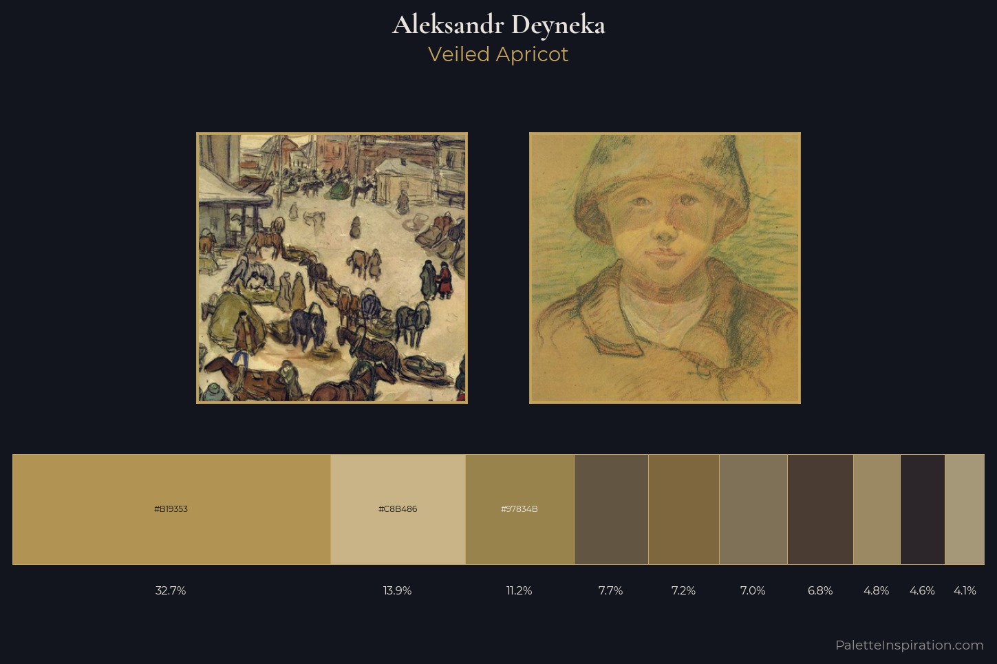 Aleksandr Deyneka Master Palette — Veiled Apricot