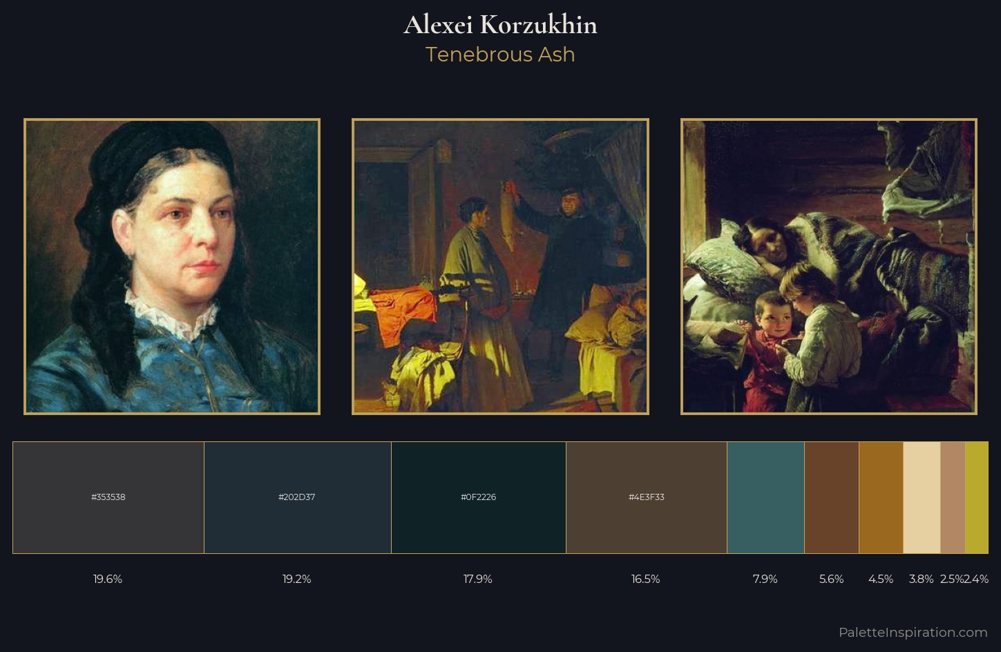 Alexei Korzukhin Palette 7 — Tenebrous Ash