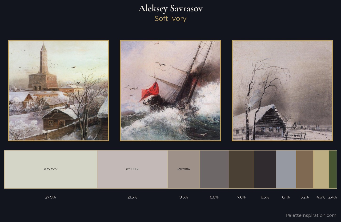 Aleksey Savrasov Palette 6 — Soft Ivory